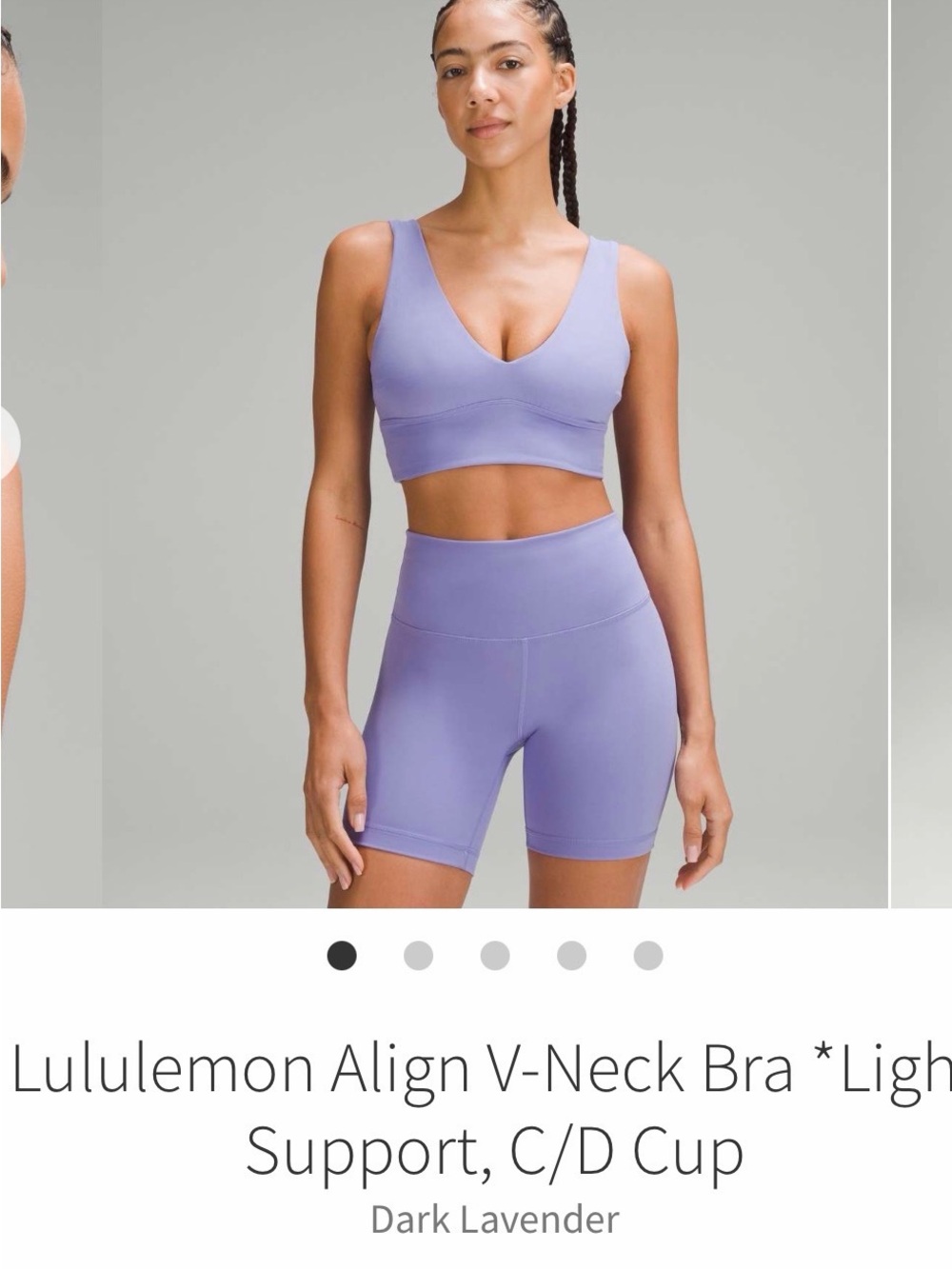 Lululemon Align V-Neck Bra - Picture 2 of 6